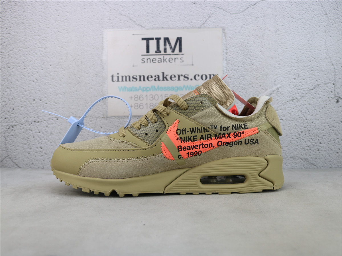 Off-White x Nike Air Max 90 Desert Ore AA7293 200